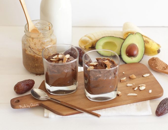 Mousse de chocolate saudável