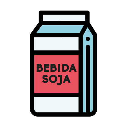 ilustração de bebida de soja